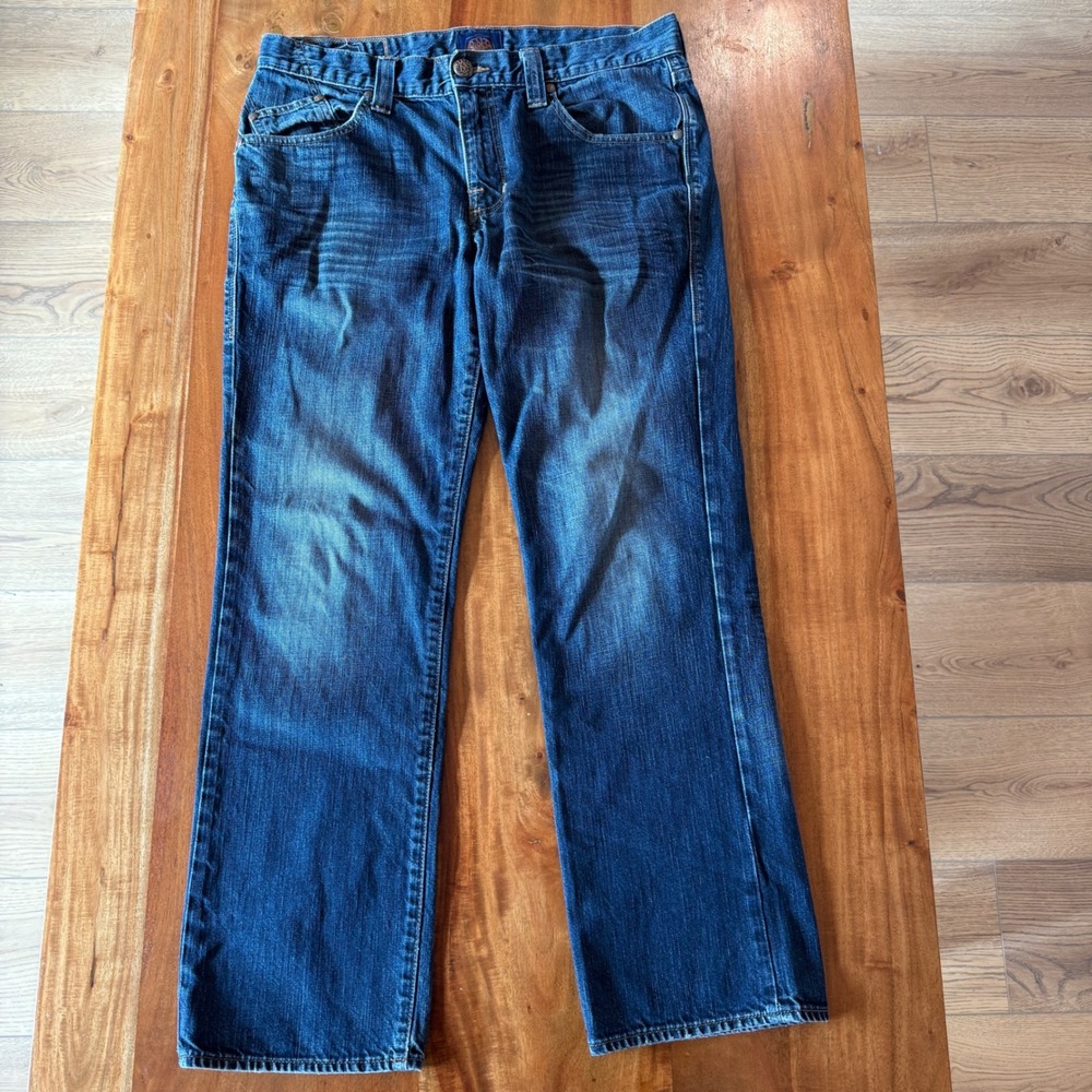 Rock&Republic Men's Straight Leg Blue Jeans Size 34x30‎